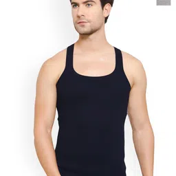 Sporto by Macho Men Pack Of 2 Square Neck Combed Cotton Gym Vests Sprto_222-G(1)-N(1)-XS-picture-17