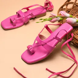 Try Me Women Ethnic Open Toe Flats image 1