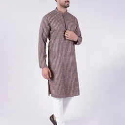 AURIK Men Pathani Kurta image 5