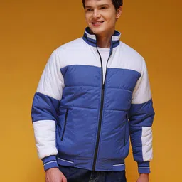 HERE&NOW Colourblocked Padded Bomber Jacket image 2