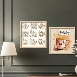 WALLLANE Set of 2 Retro Wood Wall Art image 4