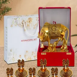 INTERNATIONAL GIFT Gold-Toned Religious Figurine Showpiece-picture-23