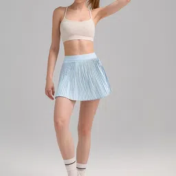 JC Collection Pleated Mid Rise Mini Skirts-picture-10