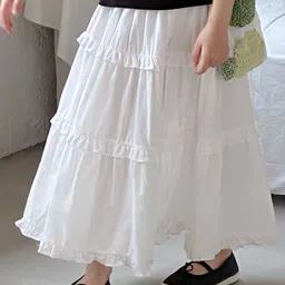 LULU & SKY Girls Tiered Maxi Skirt image 3