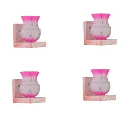 SOMIL Pink Glass Cylinder Printed Wall Lamps-picture-32