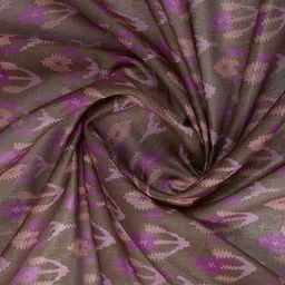 DIVASTRI Floral Printed Zari Chanderi Saree image 5