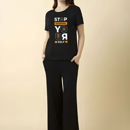 SZN Women Typography Printed T-shirt-picture-37