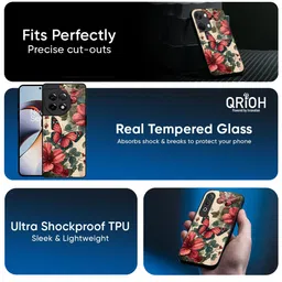 QRIOH Floral Printed OnePlus Nord CE4 Lite 5G Back Case Mobile Accessories image 5