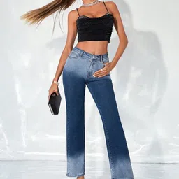 LERIYA FASHION Women Regular Fit High-Rise Light Fade Jeans-image-73