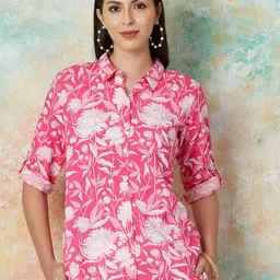 Melange by Lifestyle Printed Casual Shirt-image-34