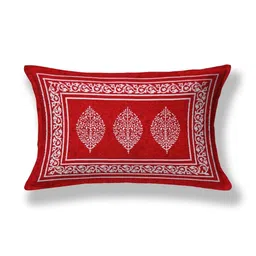 MILAAV Red Floral 144 TC Single Bedsheet with 1 Pillow Covers image 4