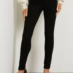 GUESS Women Skinny Fit Slash Knee Jeans-picture-40