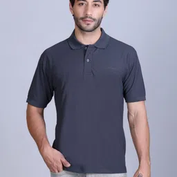 SANHOK Men Polo Collar Pure Cotton Regular Fit T-shirt-picture-14