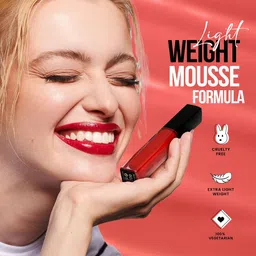 Inshine Liquid Suede Long Lasting Lip Color - 6 ml - Nude Nuance 624 image 3