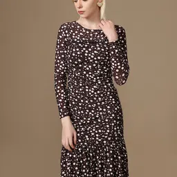 Kazo Printed Bodycon Midi Dress image 3