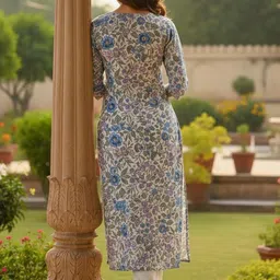 THE FAB FACTORY Floral Printed Kurti image 2