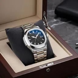 Moover Women Printed Dial & Stainless Steel Bracelet Style Straps Analogue Watch S.Ssqre- BLACK-00001-image-75