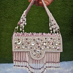 GAURJIA Embellished Lace Handheld Bag-picture-12