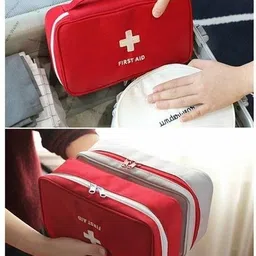 heylark hub First Aid Kit Pouch Emergency Medicine Bag For Travelling Medical Storage Bag First Aid Kit image 4