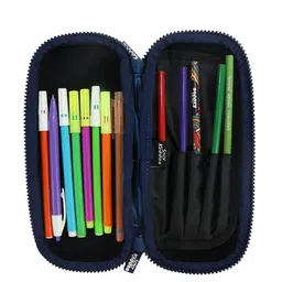 Smily Kiddos Kids Blue & White Printed Pencil Case image 4