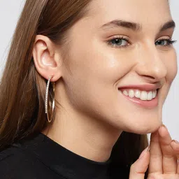 fabula Contemporary Hoop Earrings image 4