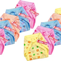 babcon Baby Nappy (Langot) (Cloth Diaper), 12 Piece, Hosiery Soft Fabric, 18 - 24 Months image 1