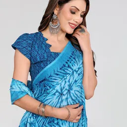 Moda Rapido Women Abstract Printed Saree image 3