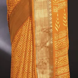 Anouk Rustic Zari Art Silk Sungudi Saree image 5