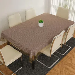 casa furnishing Floral 6 Seater Table Cover image 1