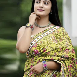 Mitera Bagru Saree image 2
