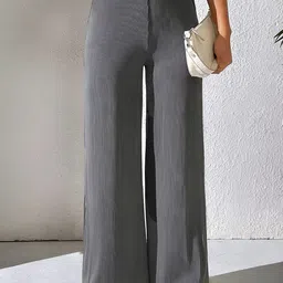 Tromko Women Comfort Straight Fit Mid-Rise Trouser-picture-16