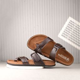 KASTAVA Men Comfort Sandals with Velcro-picture-0