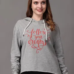 RANGRIWAZ Women Printed Cotton Hooded Sweatshirt-picture-13