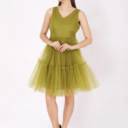 JAKANARY Women Layered Fit & Flare Dress-picture-14