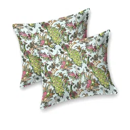 Myntra Elegant Homes Multi 260 TC Superfine Ethnic Motifs Cotton Super King Bedsheets image 3