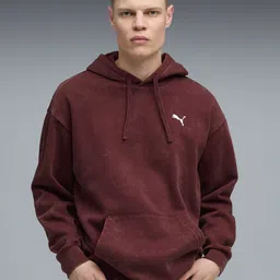 Puma Essentials Elevated Men's Cotton Washed Relaxed Hoodie-picture-21