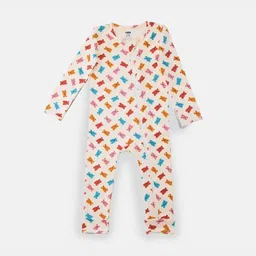 Kiggle Infants Printed Organic Cotton Rompers-picture-24