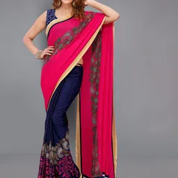 moda rapido ANAND SAREES Floral Printed Saree image 4