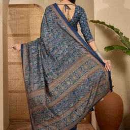 all about you Ethnic Motifs Silk Cotton Saree image 5