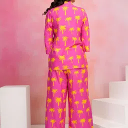 ETC Printed Shirt Collar Shirt With Trousers Co-Ords image 5