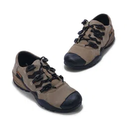 Woodland Men Textured Nubuck Sneakers-image-71