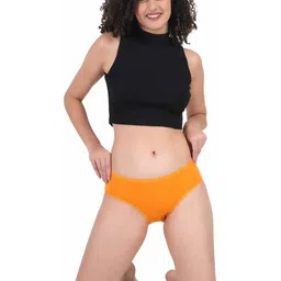 ORLIZEA Pack of 2 Women High-Rise Cotton Blend Hipster Briefs image 4