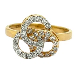 SHAIVA Gold Ring with Brilliant-Cut Diamond-image-6