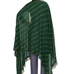 Kemza Striped Foil Printed Dupatta image 4