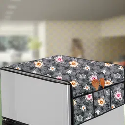 The Furnishing Tree Grey Plastic Refrigerator Cover-picture-14