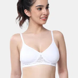 Envie Non-Padded 3/4th Coverage T-Shirt Lace Bra image 3