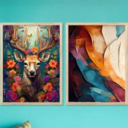 WALLLANE Brown Wood Wall Art-picture-19