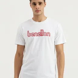 United Colors of Benetton Typography Printed Round Neck T-shirt-image-81