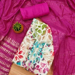 Lilots Unstitched Dress Material image 2