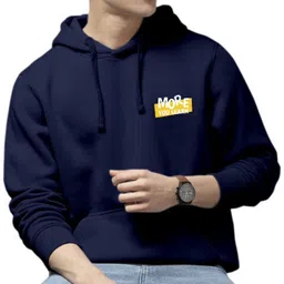 woostro Men Full Sleeve Printed Hooded Sweatshirt image 1